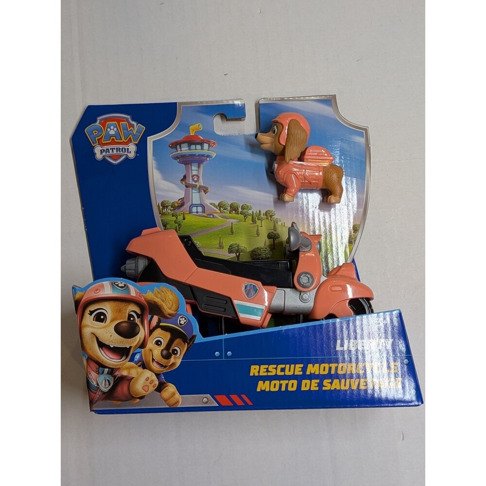 Paw Patrol Liberty Motorcycle Rescue Vehicle Academy Dachshund